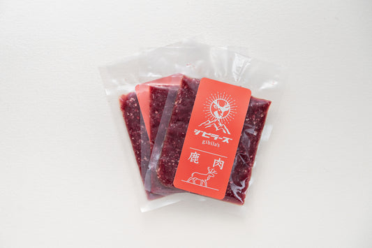 鹿肉100％挽きたてミンチ 100g×3